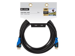 92-639# Przyłącze hdmi-hdmi blue proste 5m 4k