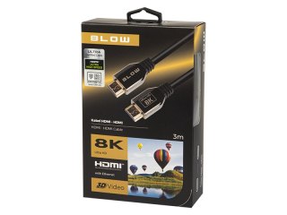 92-648# Przyłącze hdmi-hdmi 8k 3m premium 2.1v