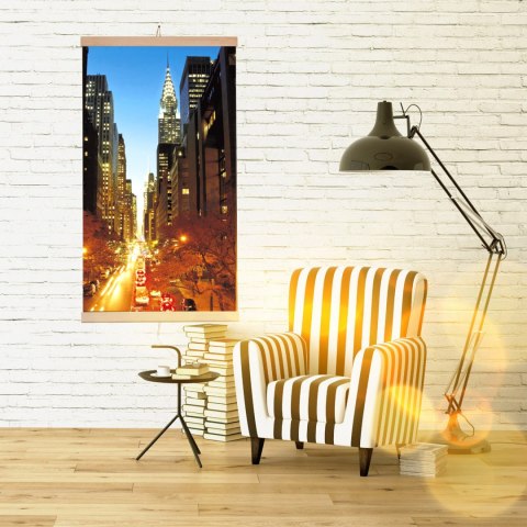 Grzejnik na podczerwień - giętki panel grzewczy 430W TRIO wzór 2 manhattan, wymiary 100x57cm z regulatorem