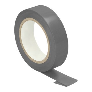 Taśma izolacyjna szara, uniepalniona, szerokość 15mm, grubość 0,13mm, długość 10m