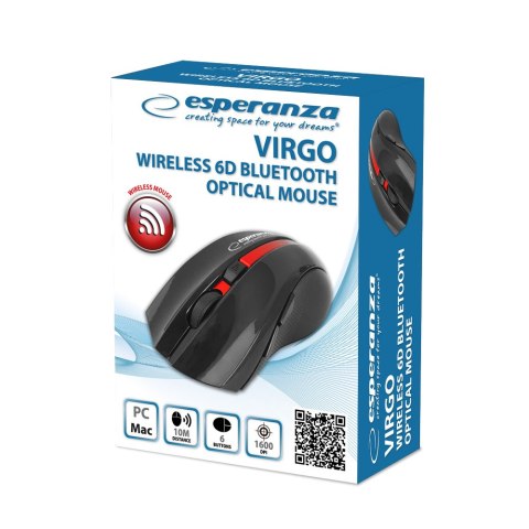 EM129R Esperanza mysz bezprz. bluetooth 6d opt. virgo EM129R Esperanza mysz bezprz. bluetooth 6d opt. virgo