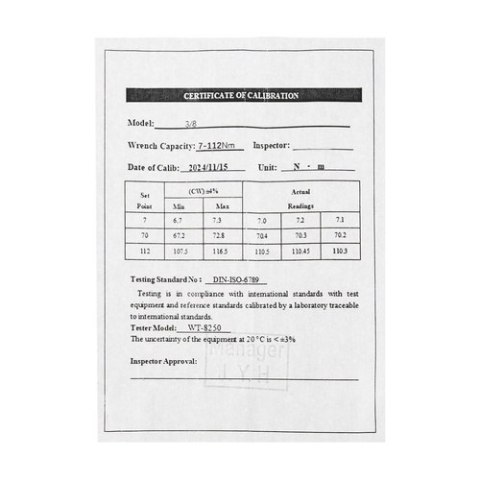Klucz dynamometryczny 3/8 7-112Nm Bigstren 22097