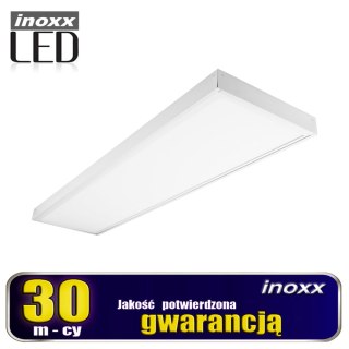 Panel led 120x30 60w 3000k ciepły + ramka natynkowa