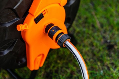 STOJAK NA WĄŻ OGRODOWY TWORZYWO SZTUCZNE DO 60M WĘŻA 1/2'' STOJAK NA WĄŻ OGRODOWY TWORZYWO SZTUCZNE DO 60M WĘŻA 1/2''