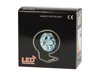 23-259# Samochodowa lampa robocza 6 led 12w 10v-30v 4000k 1200lm