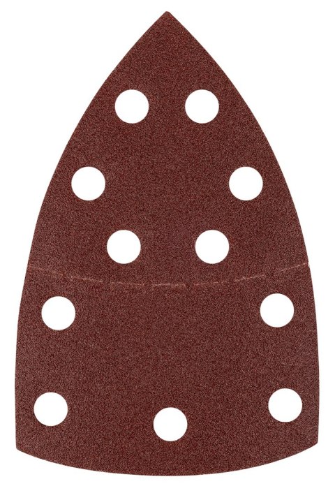 Papiery ścierne na rzep, żelazko 102 x 152 mm, P100, 5 szt., z 11 otworami Papiery ścierne na rzep, żelazko 102 x 152 mm, P100, 5 szt., z 11 otworami
