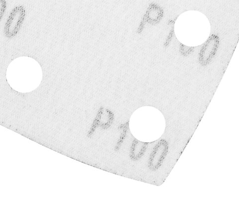 Papiery ścierne na rzep, żelazko 102 x 152 mm, P100, 5 szt., z 11 otworami Papiery ścierne na rzep, żelazko 102 x 152 mm, P100, 5 szt., z 11 otworami