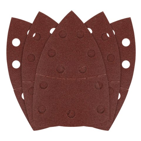 Papiery ścierne na rzep, żelazko 102 x 152 mm, P120, 5 szt., z 11 otworami Papiery ścierne na rzep, żelazko 102 x 152 mm, P120, 5 szt., z 11 otworami