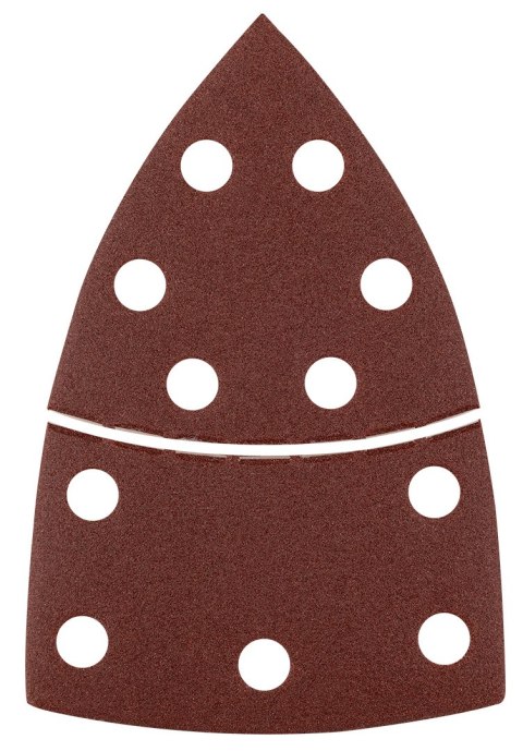 Papiery ścierne na rzep, żelazko 102 x 152 mm, P150, 5 szt., z 11 otworami Papiery ścierne na rzep, żelazko 102 x 152 mm, P150, 5 szt., z 11 otworami