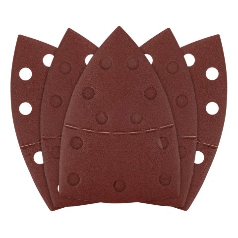 Papiery ścierne na rzep, żelazko 102 x 152 mm, P180, 5 szt., z 11 otworami Papiery ścierne na rzep, żelazko 102 x 152 mm, P180, 5 szt., z 11 otworami