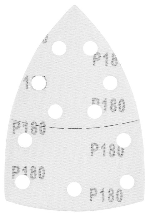 Papiery ścierne na rzep, żelazko 102 x 152 mm, P180, 5 szt., z 11 otworami Papiery ścierne na rzep, żelazko 102 x 152 mm, P180, 5 szt., z 11 otworami