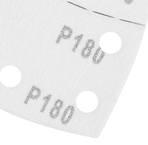 Papiery ścierne na rzep, żelazko 102 x 152 mm, P180, 5 szt., z 11 otworami Papiery ścierne na rzep, żelazko 102 x 152 mm, P180, 5 szt., z 11 otworami