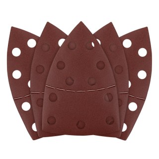 Papiery ścierne na rzep, żelazko 102 x 152 mm, P220, 5 szt., z 11 otworami