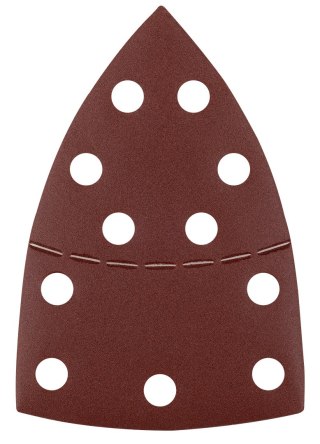 Papiery ścierne na rzep, żelazko 102 x 152 mm, P220, 5 szt., z 11 otworami