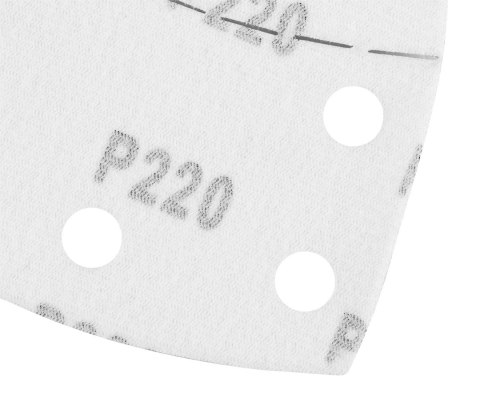 Papiery ścierne na rzep, żelazko 102 x 152 mm, P220, 5 szt., z 11 otworami Papiery ścierne na rzep, żelazko 102 x 152 mm, P220, 5 szt., z 11 otworami