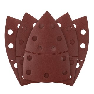 Papiery ścierne na rzep, żelazko 102 x 152 mm, P240, 5 szt., z 11 otworami