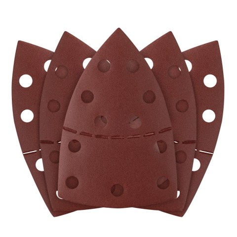 Papiery ścierne na rzep, żelazko 102 x 152 mm, P240, 5 szt., z 11 otworami Papiery ścierne na rzep, żelazko 102 x 152 mm, P240, 5 szt., z 11 otworami