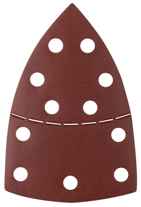 Papiery ścierne na rzep, żelazko 102 x 152 mm, P240, 5 szt., z 11 otworami Papiery ścierne na rzep, żelazko 102 x 152 mm, P240, 5 szt., z 11 otworami