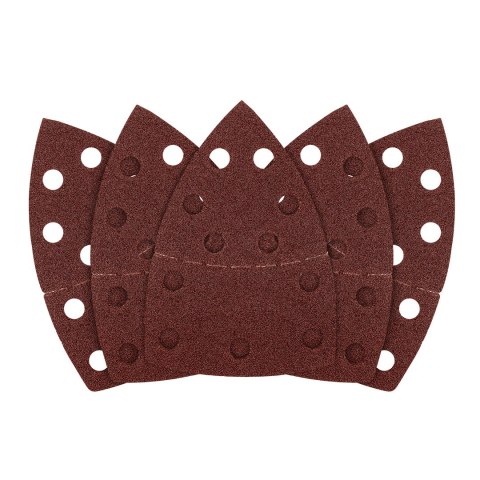 Papiery ścierne na rzep, żelazko 102 x 152 mm, P60, 5 szt., z 11 otworami Papiery ścierne na rzep, żelazko 102 x 152 mm, P60, 5 szt., z 11 otworami