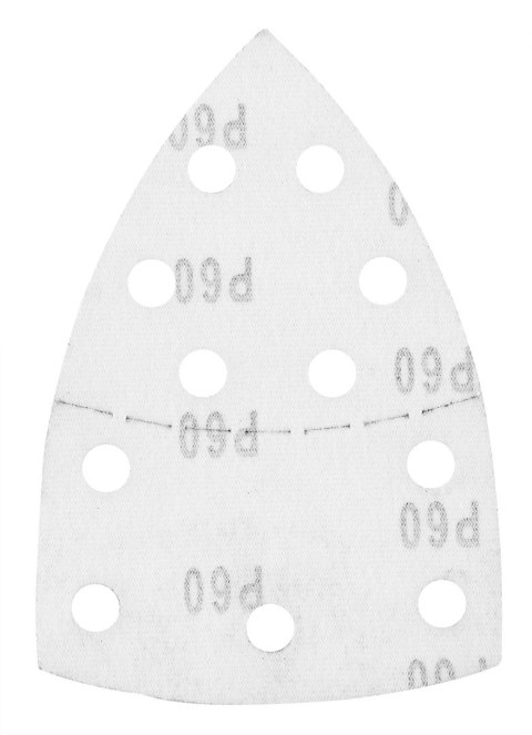 Papiery ścierne na rzep, żelazko 102 x 152 mm, P60, 5 szt., z 11 otworami Papiery ścierne na rzep, żelazko 102 x 152 mm, P60, 5 szt., z 11 otworami