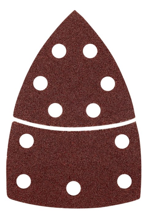 Papiery ścierne na rzep, żelazko 102 x 152 mm, P60, 5 szt., z 11 otworami Papiery ścierne na rzep, żelazko 102 x 152 mm, P60, 5 szt., z 11 otworami
