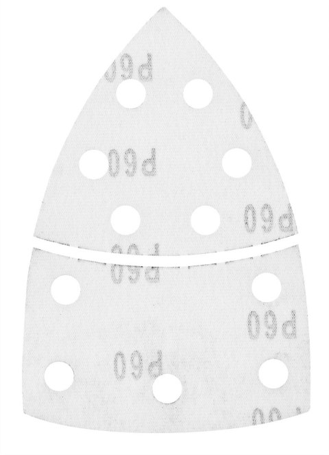 Papiery ścierne na rzep, żelazko 102 x 152 mm, P60, 5 szt., z 11 otworami Papiery ścierne na rzep, żelazko 102 x 152 mm, P60, 5 szt., z 11 otworami