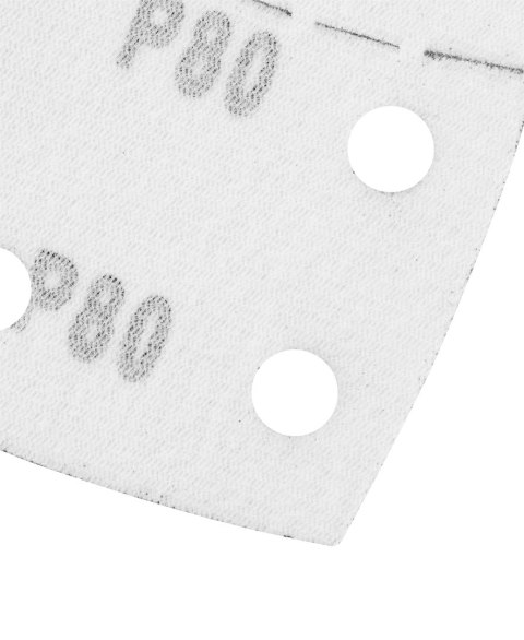Papiery ścierne na rzep, żelazko 102 x 152 mm, P80, 5 szt., z 11 otworami Papiery ścierne na rzep, żelazko 102 x 152 mm, P80, 5 szt., z 11 otworami