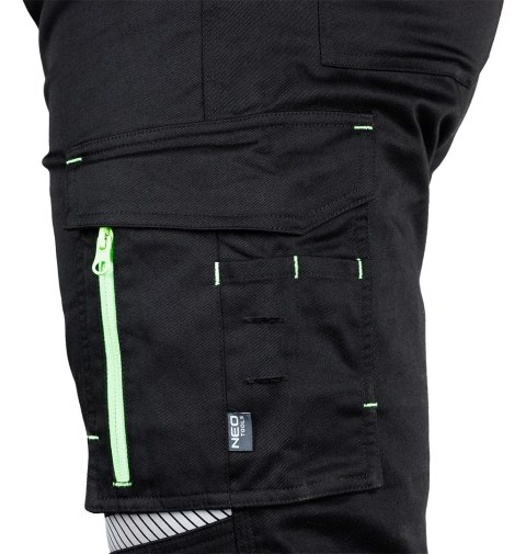 Spodnie robocze Mix&Match, czarne, rozmiar XXXL