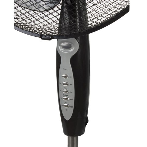Wentylator podłogowy GreenBlue, 40W, 3 poziomy siły nawiewu, 1.25m wysokości 1,5m przewodu, z pilotem i timerem do 7,5h, GB580