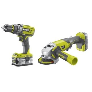ZESTAW NARZĘDZI AKU. R18PDAG-242S 18V 1*2.0AH 1*4.0AH