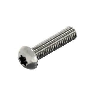 WKRĘT DO METALU Z ŁBEM KULISTYM A2 TX 4*10MM 7380-1 6-KARB.