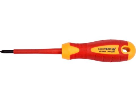 WKRĘTAK IZOLOWANY 1000V PH1*80MM WKRĘTAK IZOLOWANY 1000V PH1*80MM