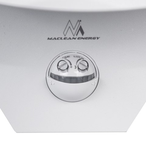 Lampa LED z czujnikiem ruchu Maclean, czujnik PIR, Kolor biały, 10W, IP54, 800lm, MCE290 W