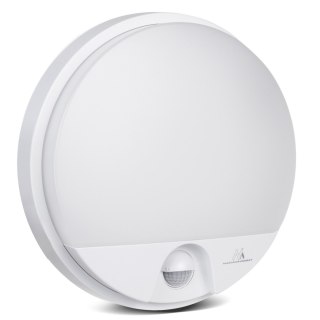 Lampa LED z czujnikiem ruchu Maclean , czujnik PIR, kolor biały, 15W, IP54, 1100lm,barwa neutralna, MCE291 W