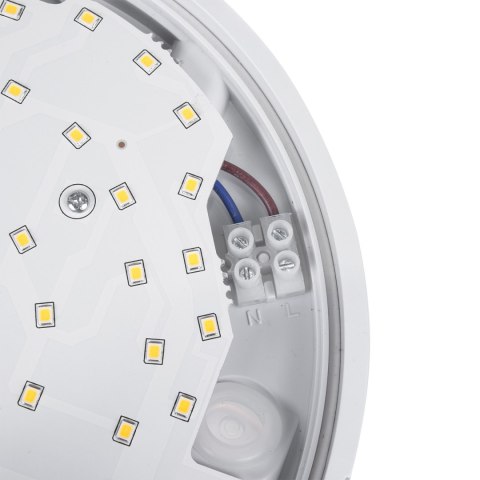 Lampa LED z czujnikiem ruchu Maclean , czujnik PIR, kolor biały, 15W, IP54, 1100lm,barwa neutralna, MCE291 W