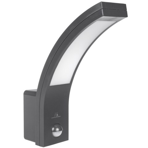 Lampa LED z czujnikiem ruchu Maclean, czujnik ruchu PIR, kolor szary, 10W, IP54, 750lm, neutralna biała (4000K) MCE244 GR Lampa LED z czujnikiem ruchu Maclean, czujnik ruchu PIR, kolor szary, 10W, IP54, 750lm, neutralna biała (4000K) MCE244 GR