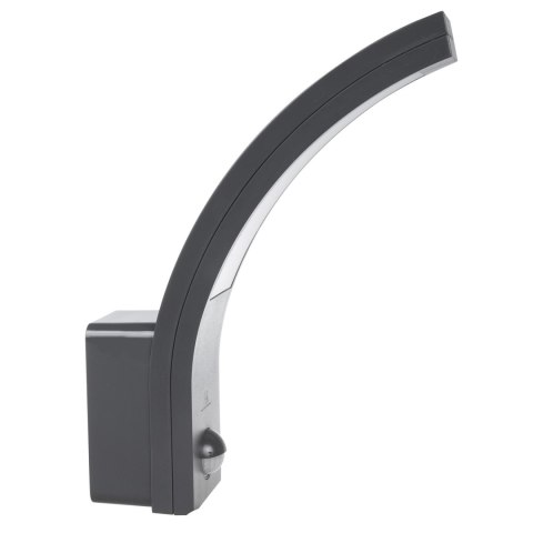 Lampa LED z czujnikiem ruchu Maclean, czujnik ruchu PIR, kolor szary, 10W, IP54, 750lm, neutralna biała (4000K) MCE244 GR Lampa LED z czujnikiem ruchu Maclean, czujnik ruchu PIR, kolor szary, 10W, IP54, 750lm, neutralna biała (4000K) MCE244 GR