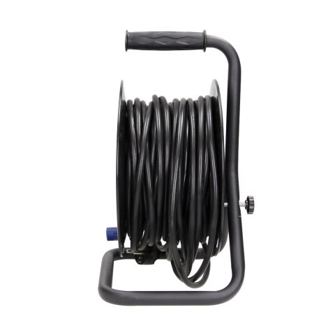 Przedłużacz bębnowy, 4 gniazda 2P+Z (schuko), kabel PVC H05VV-F 3x1,5mm?, długość - 25m, STAŁE GNIAZDA, termik, przesłony torów Przedłużacz bębnowy, 4 gniazda 2P+Z (schuko), kabel PVC H05VV-F 3x1,5mm?, długość - 25m, STAŁE GNIAZDA, termik, przesłony torów