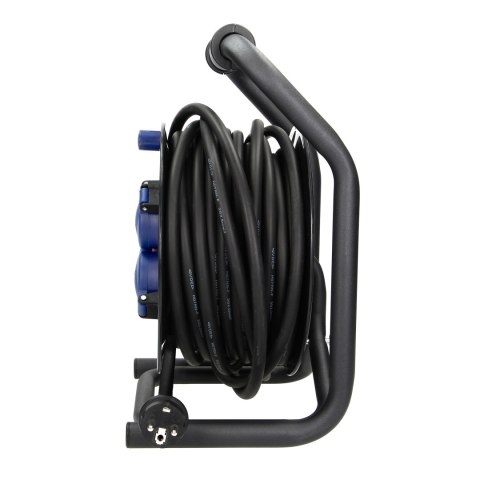 Przedłużacz bębnowy profesjonalny IP44, 4 gniazda 2P+Z (schuko), kabel gumowy olejoodporny, H07RN-F 3x2,5mm2, długość 20m, unika Przedłużacz bębnowy profesjonalny IP44, 4 gniazda 2P+Z (schuko), kabel gumowy olejoodporny, H07RN-F 3x2,5mm2, długość 20m, unika
