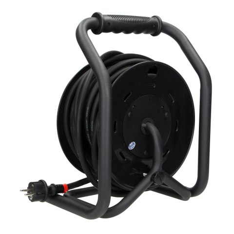 Przedłużacz bębnowy profesjonalny IP44, 4 gniazda 2P+Z (schuko), kabel gumowy olejoodporny, H07RN-F 3x2,5mm2, długość 20m, unika Przedłużacz bębnowy profesjonalny IP44, 4 gniazda 2P+Z (schuko), kabel gumowy olejoodporny, H07RN-F 3x2,5mm2, długość 20m, unika