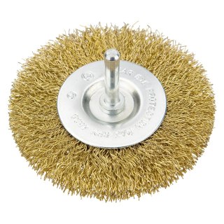 Szczotka druciana tarczowa z trzpieniem 100 mm