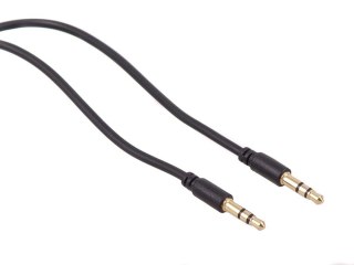 MCTV-815 42198 Przewód jack 3.5mm wtyk-wtyk 1.5m czarny