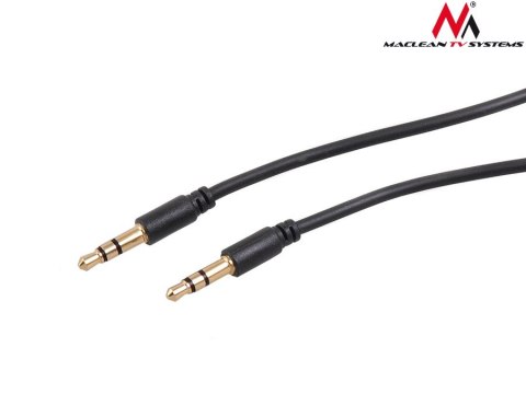 MCTV-815 42198 Przewód jack 3.5mm wtyk-wtyk 1.5m czarny MCTV-815 42198 Przewód jack 3.5mm wtyk-wtyk 1.5m czarny