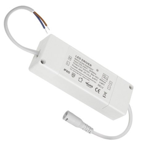 Panel LED Maclean, Sufitowy, slim 40W, 595x595x8mm, neutral white (4000K), raster, funkcja FLICKER-FREE, MCE540 Panel LED Maclean, Sufitowy, slim 40W, 595x595x8mm, neutral white (4000K), raster, funkcja FLICKER-FREE, MCE540