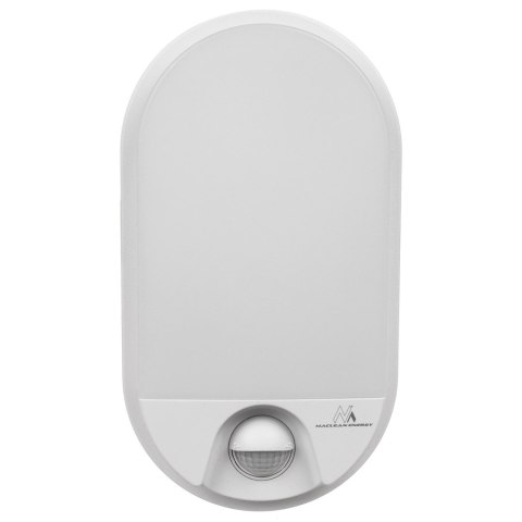 Lampa LED z czujnikiem ruchu Maclean, na podczerwień, kolor biały, 15W, IP54, barwa naturalna biała (4000K), 1100lm, MCE340 W