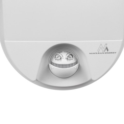 Lampa LED z czujnikiem ruchu Maclean, na podczerwień, kolor biały, 15W, IP54, barwa naturalna biała (4000K), 1100lm, MCE340 W