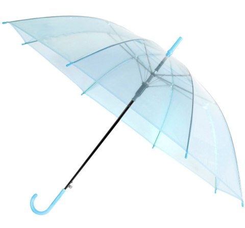 BQ13B Parasol przezroczysty niebieski BQ13B Parasol przezroczysty niebieski