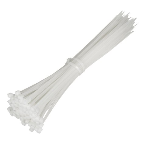 Opaski zaciskowe Maclean, 3.6x250mm, Odporna na UV, Temp. użytkowania - 40 +85 st. C, 100 sztuk, Białe, MCTV-463 W Opaski zaciskowe Maclean, 3.6x250mm, Odporna na UV, Temp. użytkowania - 40 +85 st. C, 100 sztuk, Białe, MCTV-463 W