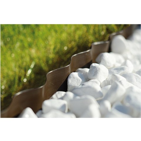 Obrzeże ogrodowe faliste 20cm x 9m Cellfast brązowe Obrzeże ogrodowe faliste 20cm x 9m Cellfast brązowe