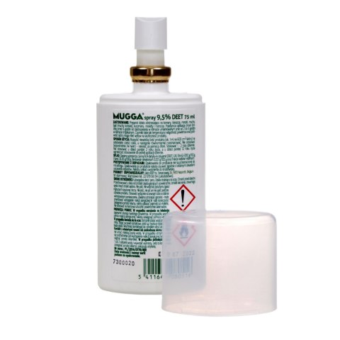 Preparat przeciw insektom Mugga Spray 9,5% 75ml Preparat przeciw insektom Mugga Spray 9,5% 75ml